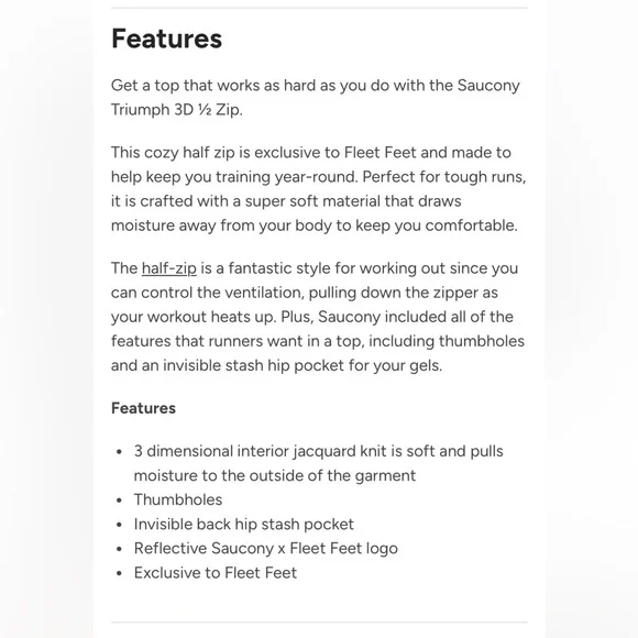 Women's Purple Quarter-Zip Top - Picture 10 of 10